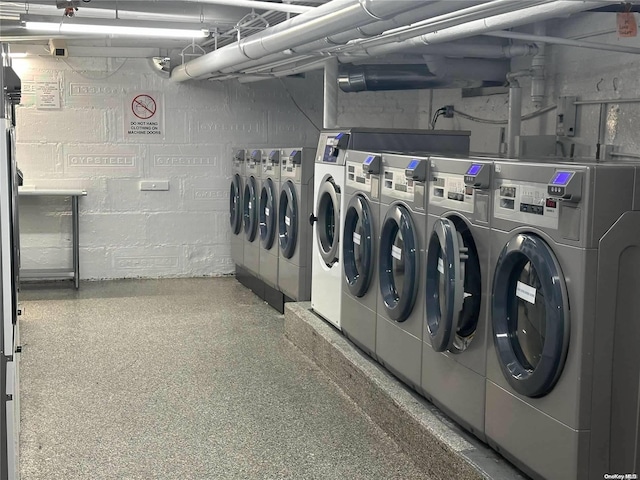 laundry room featuring separate washer and dryer