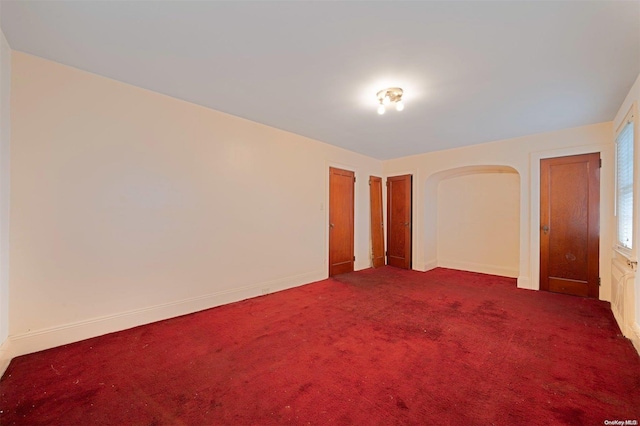 unfurnished bedroom featuring carpet