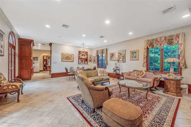 view of living room