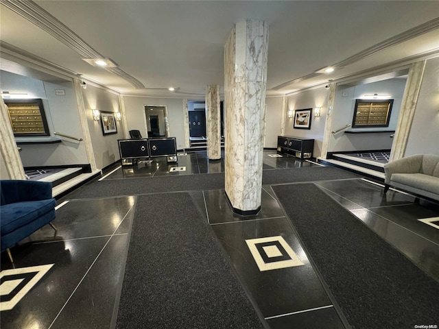 67-76 Booth St Unit 1G, Forest Hills, NY 11375 - common area featuring ornamental molding and recessed lighting