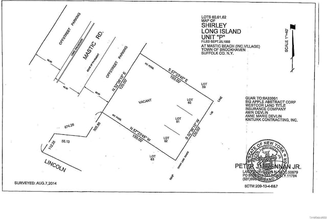 Mastic Rd, Mastic Beach NY, 11951 land for sale