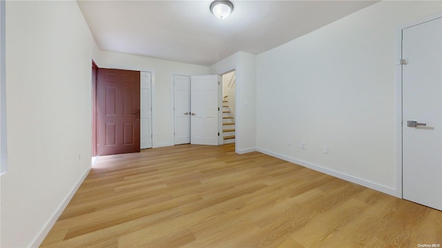 interior space featuring light hardwood / wood-style floors