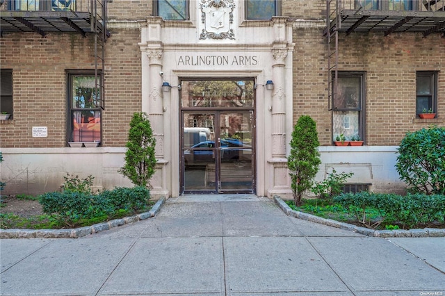 view of entrance to property