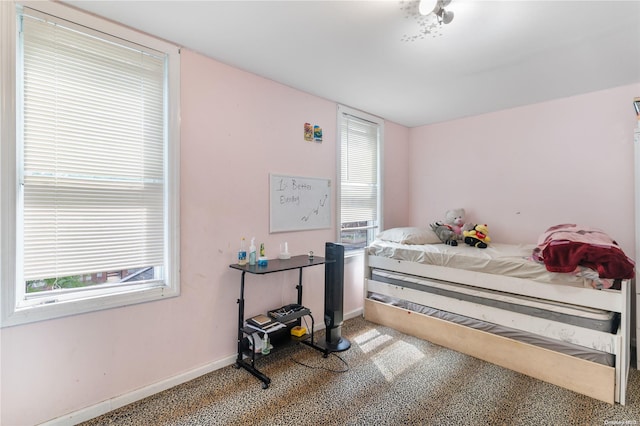 bedroom featuring carpet floors