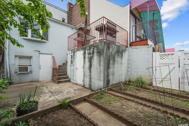 view of property exterior with cooling unit