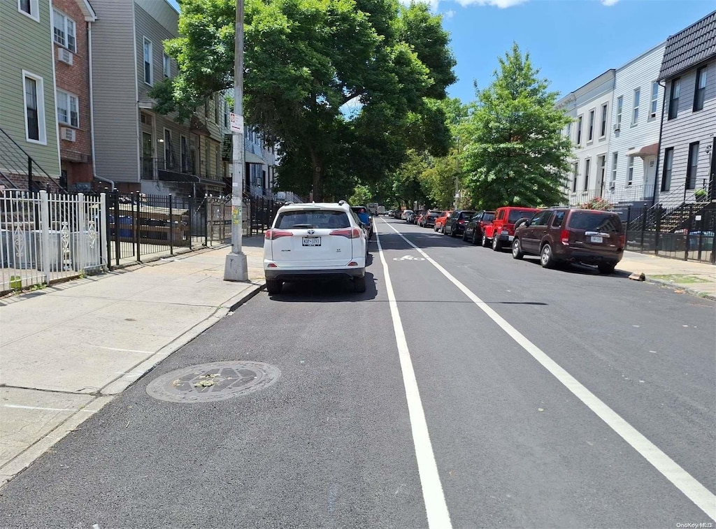 1090 Hancock St, Brooklyn, NY 11221 - view of asphalt road featuring curbs and sidewalks