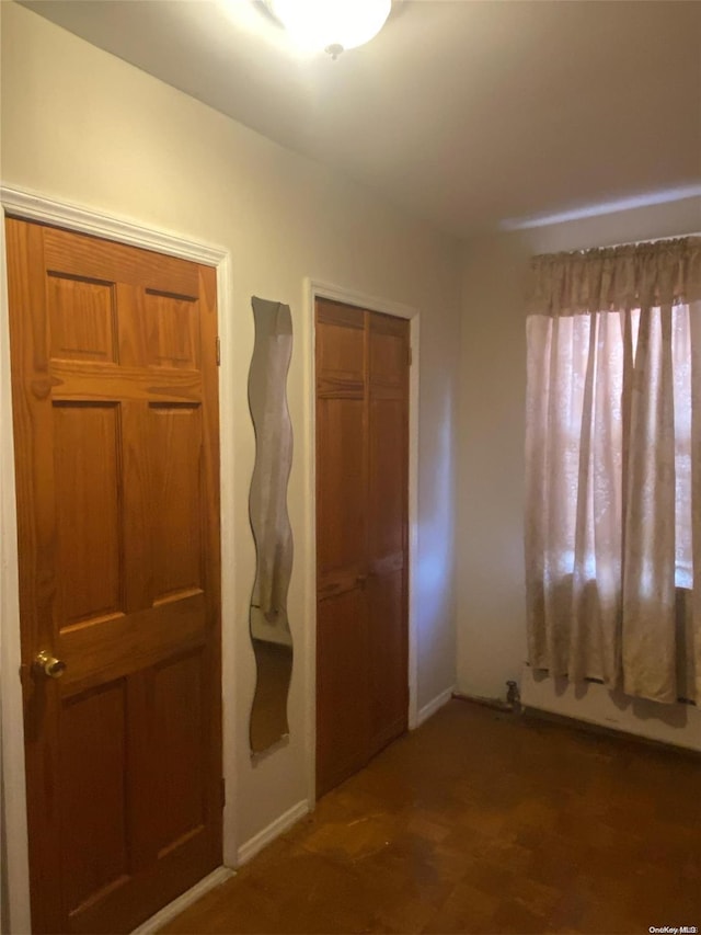 interior space featuring a closet