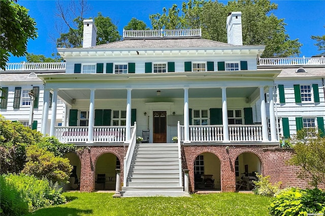 view of front of property