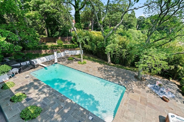 18 Hicks Ln, Sands Point, NY 11050 - view of pool with a patio and view of scattered trees