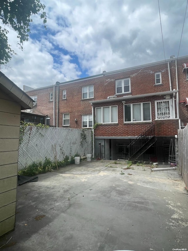 view of rear view of property