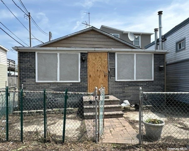 802 Lanark Rd, Broad Channel, NY 11693 - view of front of property with brick siding