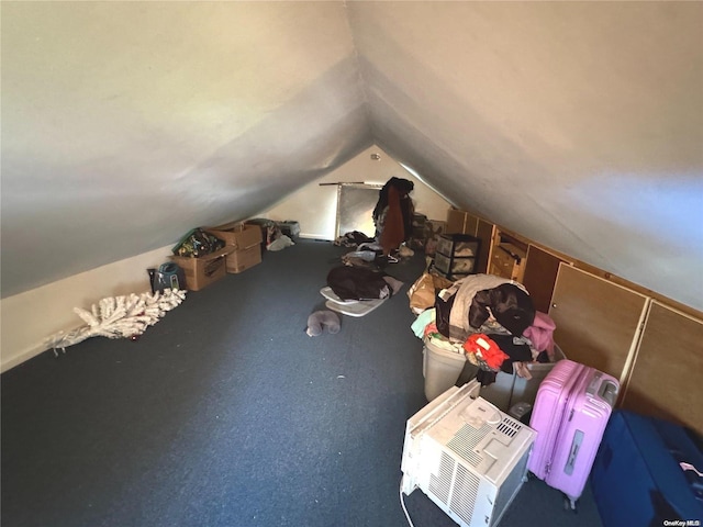 bonus room featuring vaulted ceiling