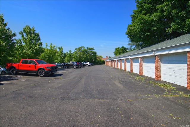 view of parking