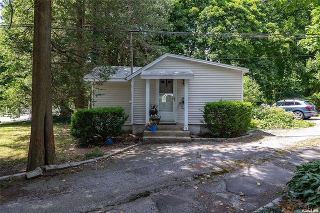 view of front of home