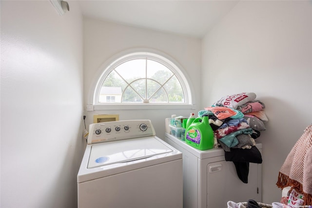 49 Concord Rd, Shirley, NY 11967 - laundry area with washing machine and clothes dryer