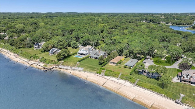 2100 Park Ave, Mattituck, NY 11952 - bird's eye view of a heavily wooded area and a nearby body of water