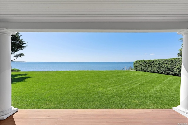 2100 Park Ave, Mattituck, NY 11952 - view of green lawn with a water view
