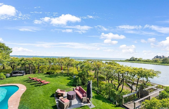 134 Middle Pond Rd, Southampton, NY 11968 - drone / aerial view of a large body of water