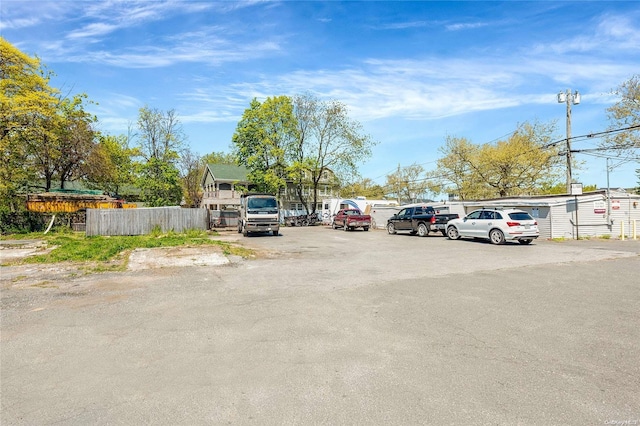 view of car parking