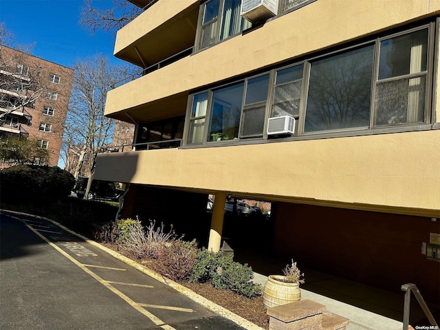 view of home's exterior featuring cooling unit