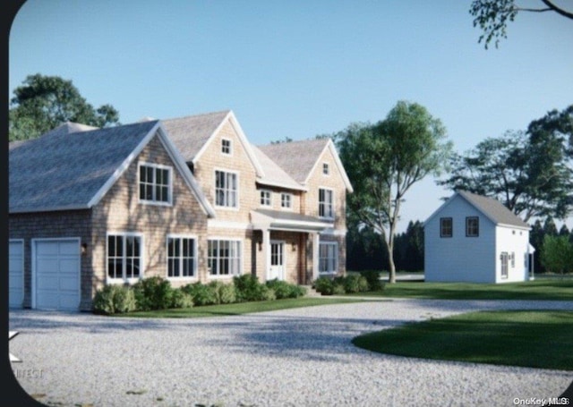1 Cameron Way, Southampton, NY 11968 - view of front of home featuring a front lawn and driveway