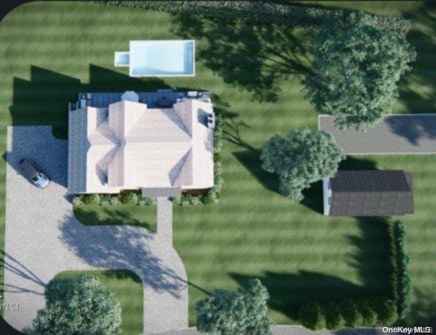1 Cameron Way, Southampton, NY 11968 - view from above of property