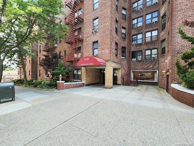 view of property featuring cooling unit