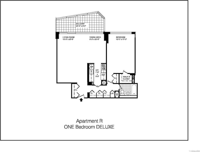 17-85 215th St Unit 6R, Bayside, NY 11360 - property floor plan