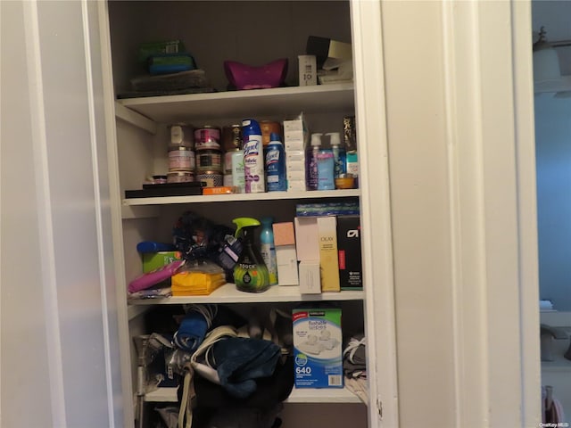 view of pantry