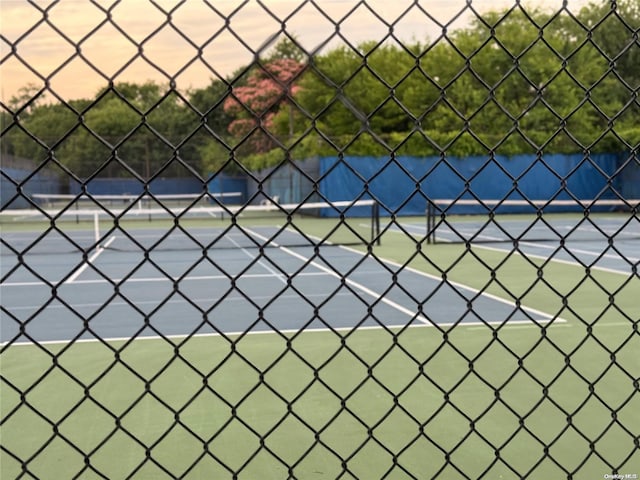 view of tennis court