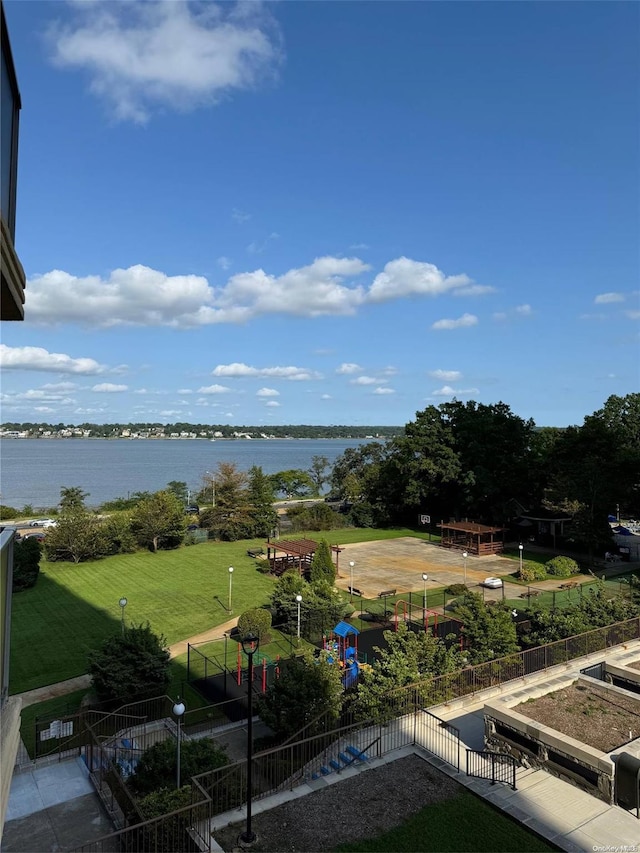 17-85 215th St Unit 4J, Bayside, NY 11360 - view of yard with a water view