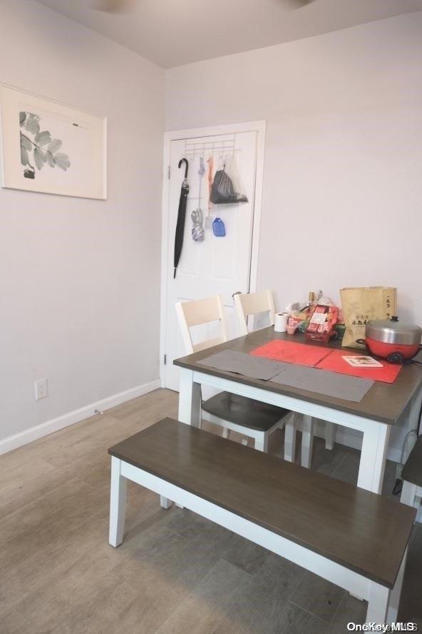 view of dining area