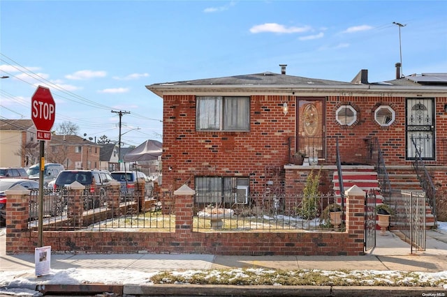 view of front of home