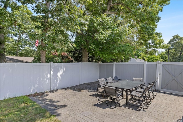 view of patio