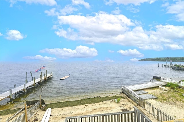 190 Bayview Ave, Lindenhurst, NY 11757 - dock area with a water view