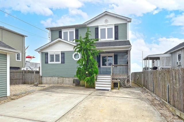 190 Bayview Ave, Lindenhurst, NY 11757 - view of front facade with covered porch