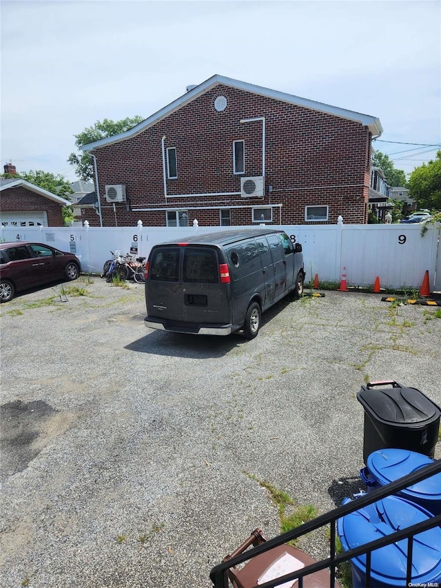 view of car parking