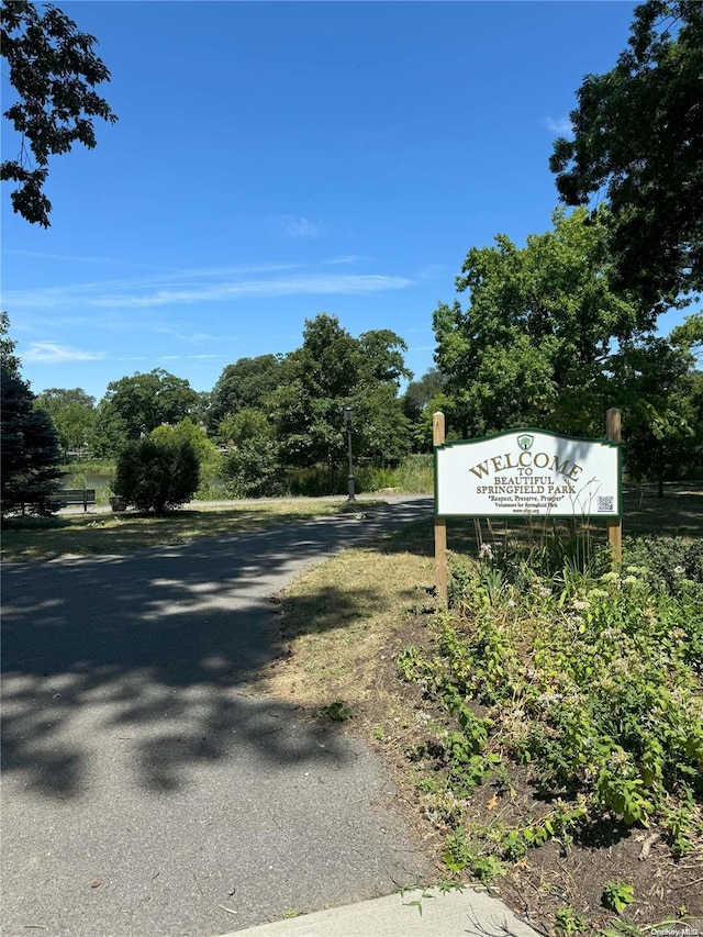 view of road