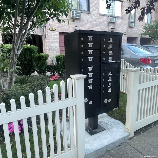 view of community with mail boxes