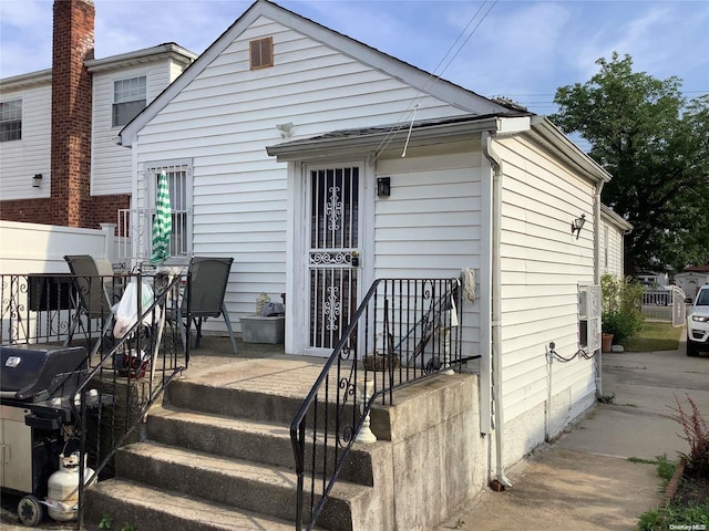 view of rear view of property