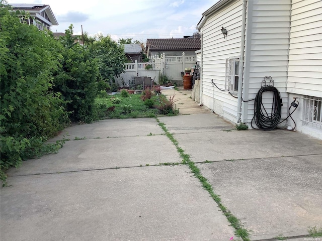 view of property exterior featuring a patio