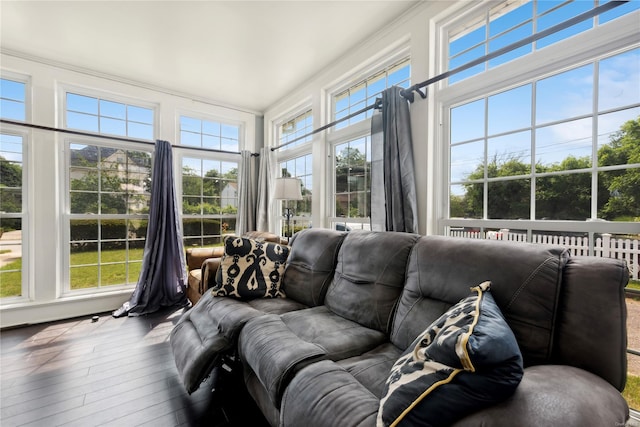 sunroom / solarium featuring plenty of natural light