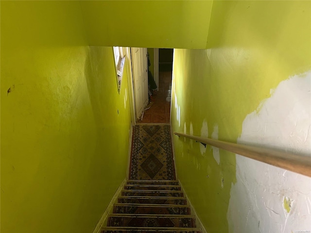 view of stairs