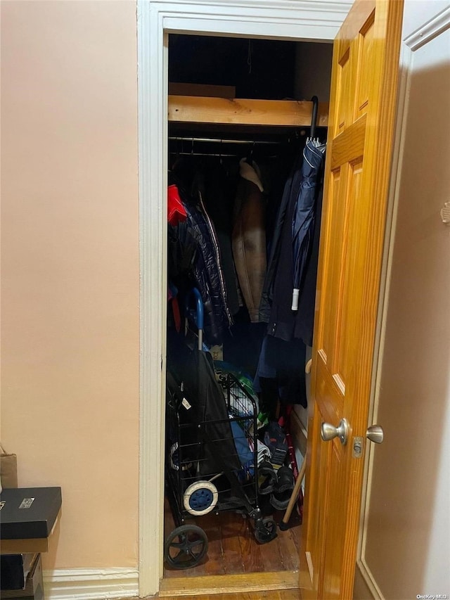 view of closet