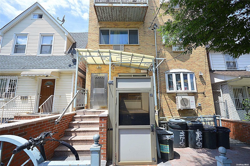 exterior space featuring ac unit