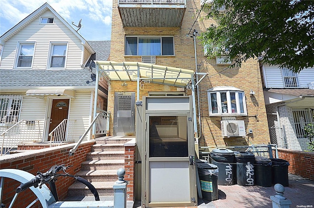 exterior space featuring ac unit