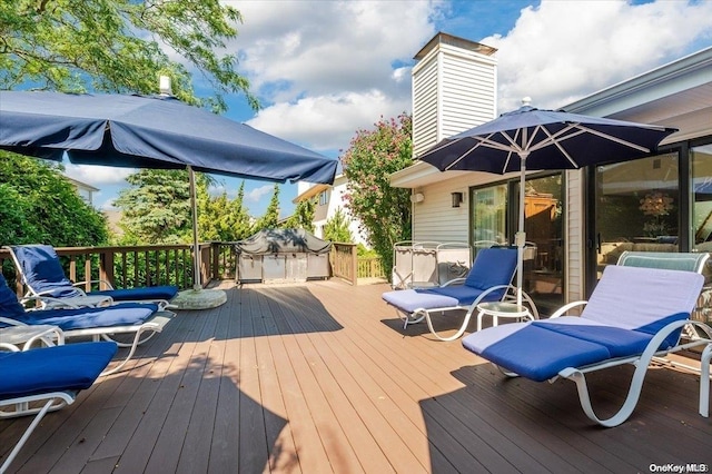 1233 Beech St Unit 35, Atlantic Beach, NY 11509 - view of wooden terrace