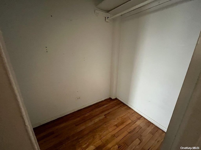 interior space featuring wood-type flooring