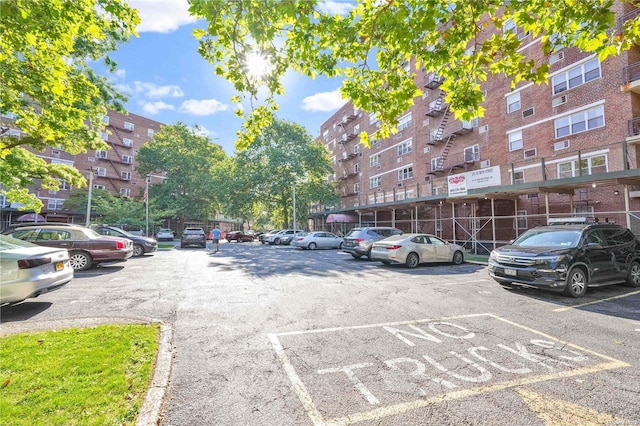 view of vehicle parking