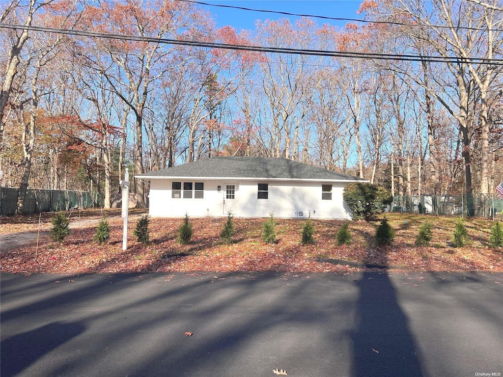 view of ranch-style home